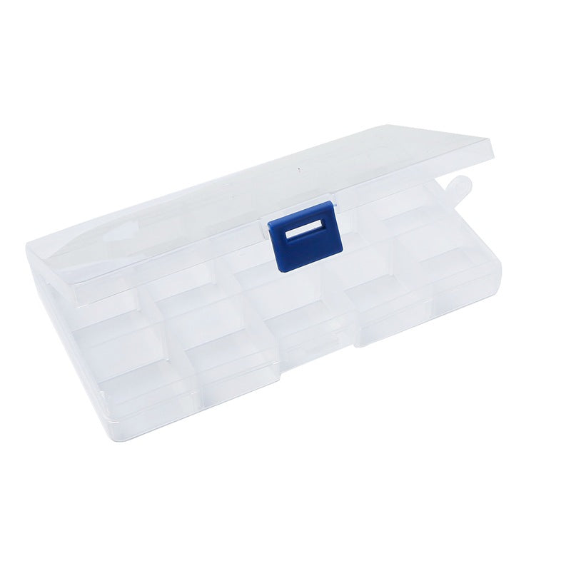Wholesale Handmade DIY Bead Jewelry Removable Transparent Plastic Storage Box Tools